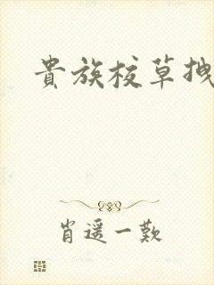 贵族校草拽拽妻