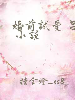 婚前试爱 吕颜 小说