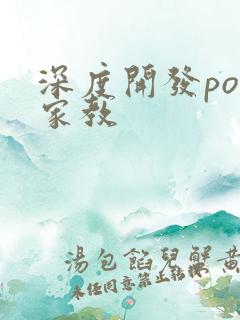 深度开发pop家教