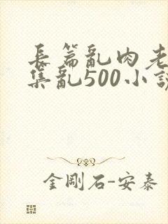 长篇乱肉老师合集乱500小说