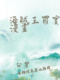 海贼王罗宾同人漫画