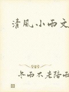清风小雨文学网