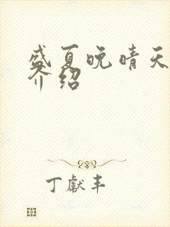 盛夏晚晴天剧情介绍