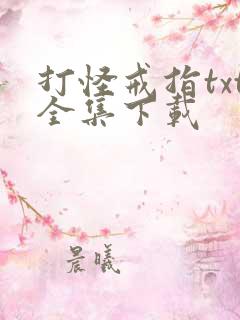 打怪戒指txt全集下载