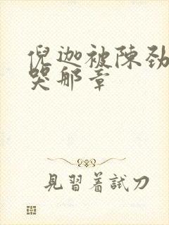 倪迦被陈劲生做哭那章