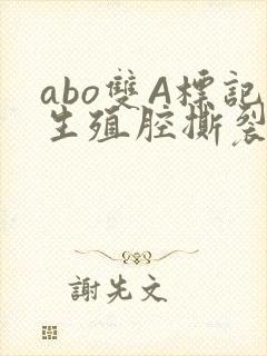 abo双A标记生殖腔撕裂