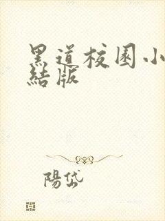 黑道校园小说完结版