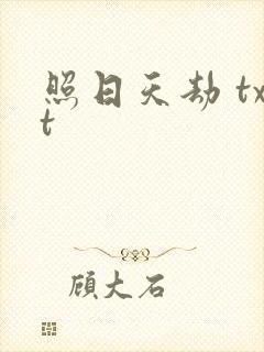 照日天劫 txt