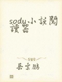 sodu小说阅读器