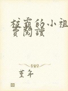 校霸的小祖宗免费阅读