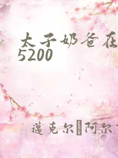 太子奶爸在花都5200