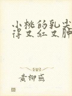 小桃的乳尖被吸得又红又肿