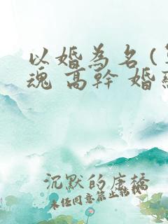 以婚为名 (军魂 高干 婚恋)
