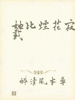 她比烟花寂寞下载