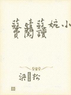 苏晴苏婉小说免费阅读