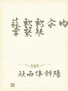 苏软软汆肉的日常系统