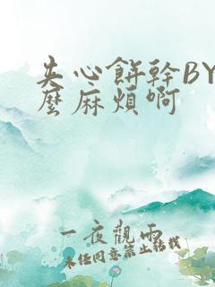 夹心饼干BY这么麻烦啊