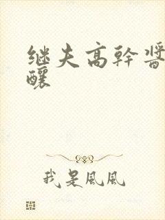 继夫高干酱酱酿酿