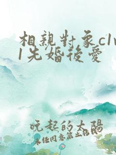 相亲对象c1v1先婚后爱