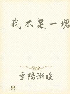 我不是一块石头