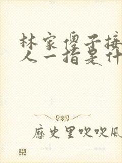 林家傻子接住仙人一指是什么小说