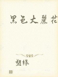 黑色大丽花图片