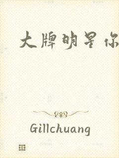 大牌明星你站住