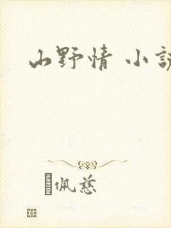 山野情 小说