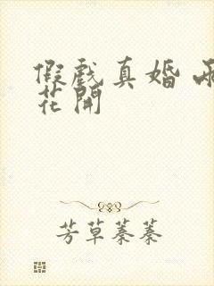 假戏真婚 两生花开