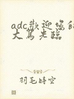 adc欢迎您的大驾光临