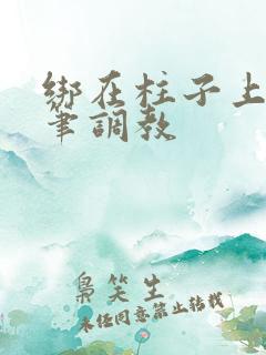 绑在柱子上用毛笔调教