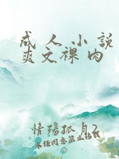 成 人 小 说爽文裸 肉