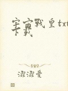 宇宙战皇txt下载