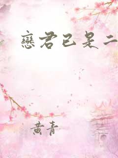 恋君已是二十年