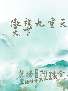 傲视九重天风凌天下