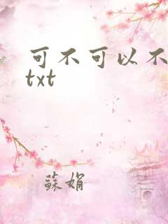 可不可以不嫁人txt