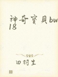 神奇宝贝bw118
