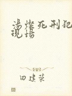 汤灿死刑犯枪决现场