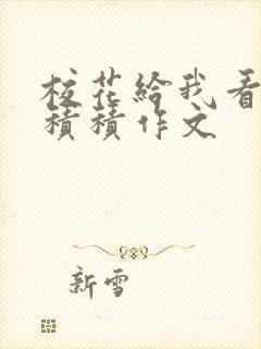 校花给我看他小积积作文