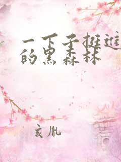 一下子挺进浓密的黑森林