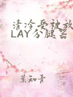 清冷受被放置PLAY分腿器