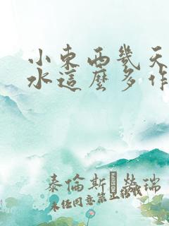 小东西几天没做水这么多作文漫画