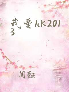 我爱hk2013
