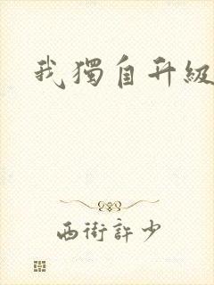 我独自升级漫画