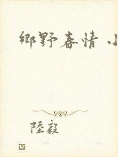 乡野春情 小说