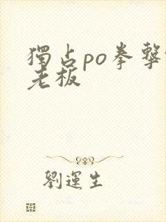 独占po拳击馆老板