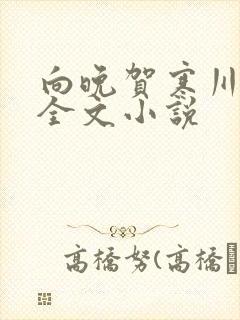 向晚贺寒川免费全文小说