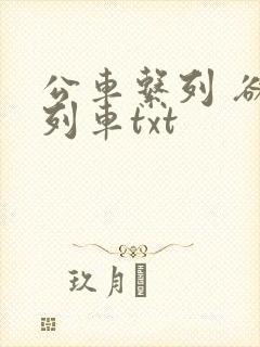 公车系列 欲望列车txt