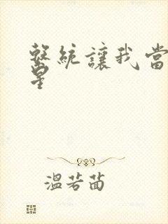 系统让我当大明星