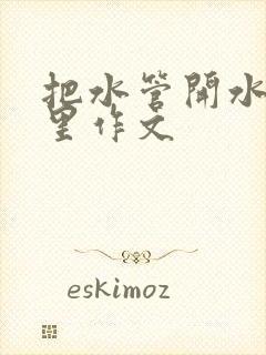 把水管开水放B里作文